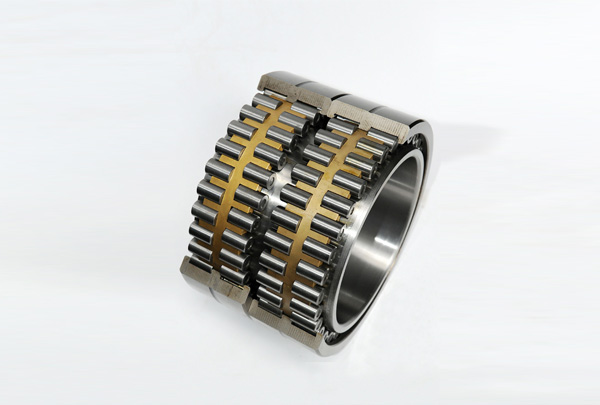 Four raw cylindrical roller bearings in rolling mill